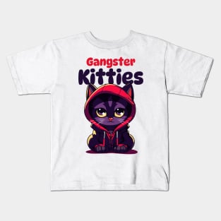 Gangster Kitties: Cat Lover Kids T-Shirt